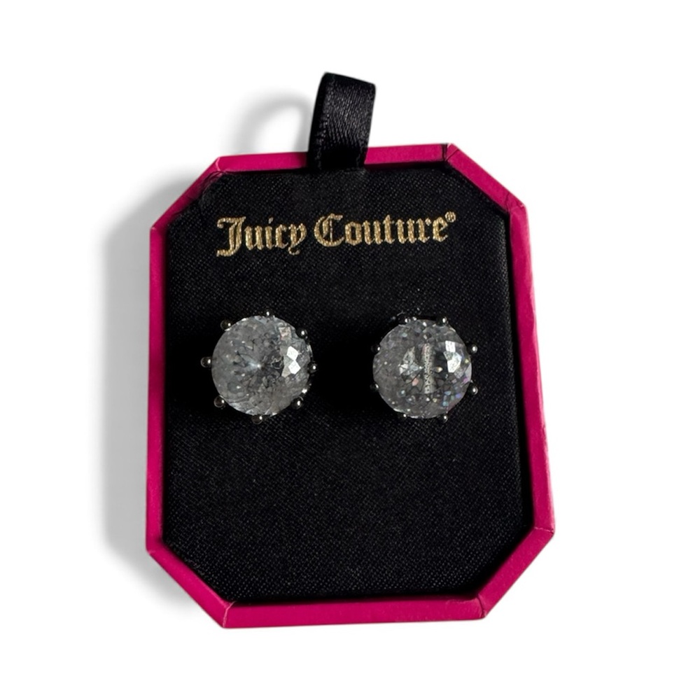 Juicy Couture Sparkling Silver Earrings